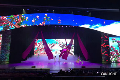 户内P4全彩LED显示屏影剧院舞台应用130平方米