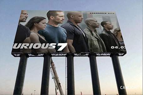 户外立柱LED屏信息发布系统001