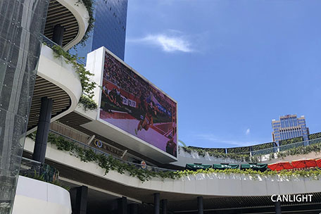 深圳商城户外P16全彩直插LED电子数字广告大屏幕商显系统